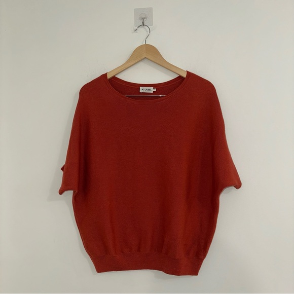 The Reset Sweaters - R Label The Reset Essential Pullover wool Dolman Sleeves sz S/M #G4